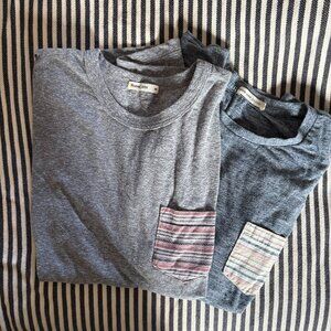 Lot of two Marine Layer Pocket T-Shirts
